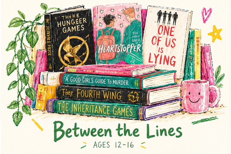 Between the Lines book parcel for ages 13–18 from Page & Parcel Co.